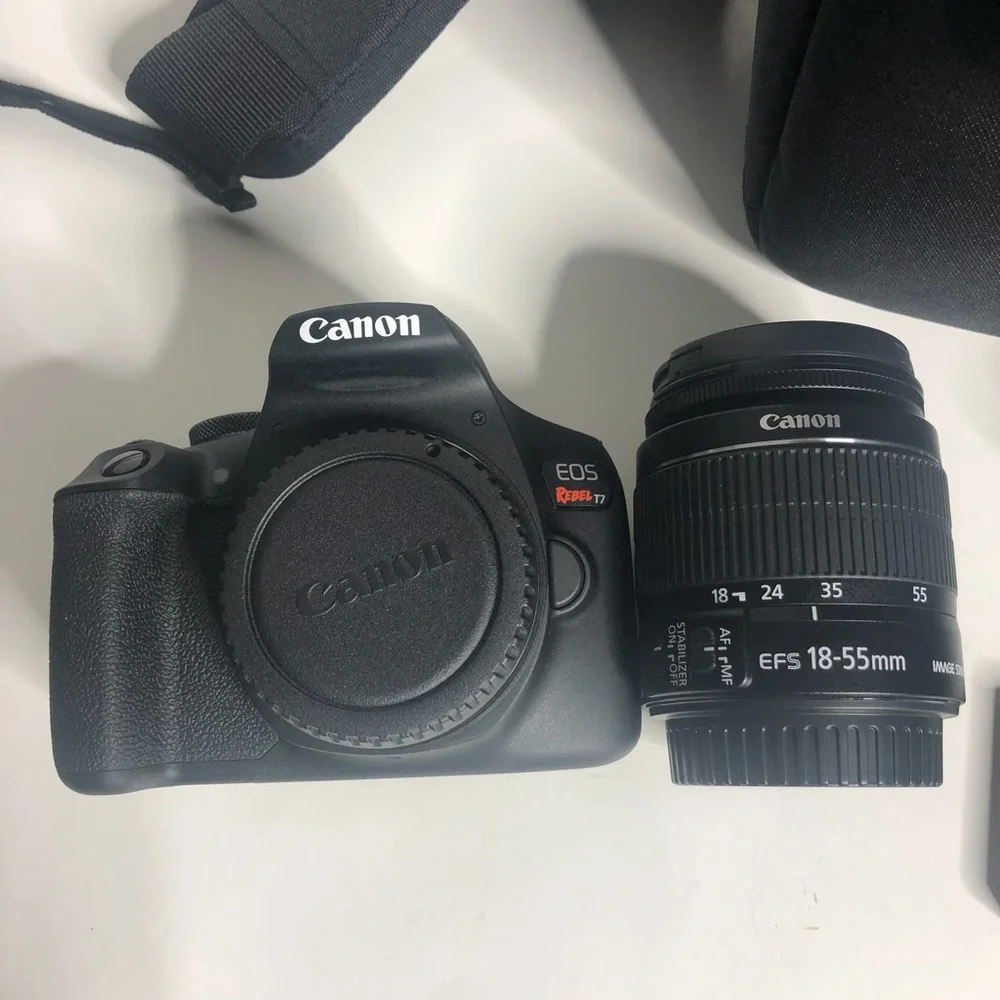 Canon EOS Rebel T7 DSLR Camera with 18-55mm Lens! 24.1 mega pixels!! Camera